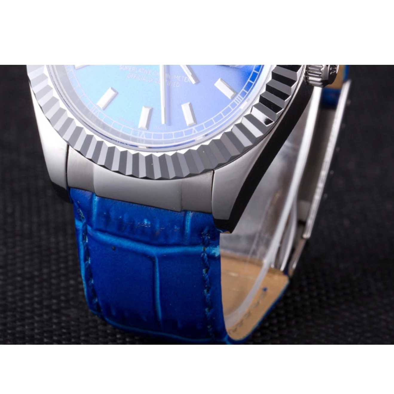 Aaa replica watch Blue Collection Band 621490 Rolex Oyster Day-Date Leather 0721